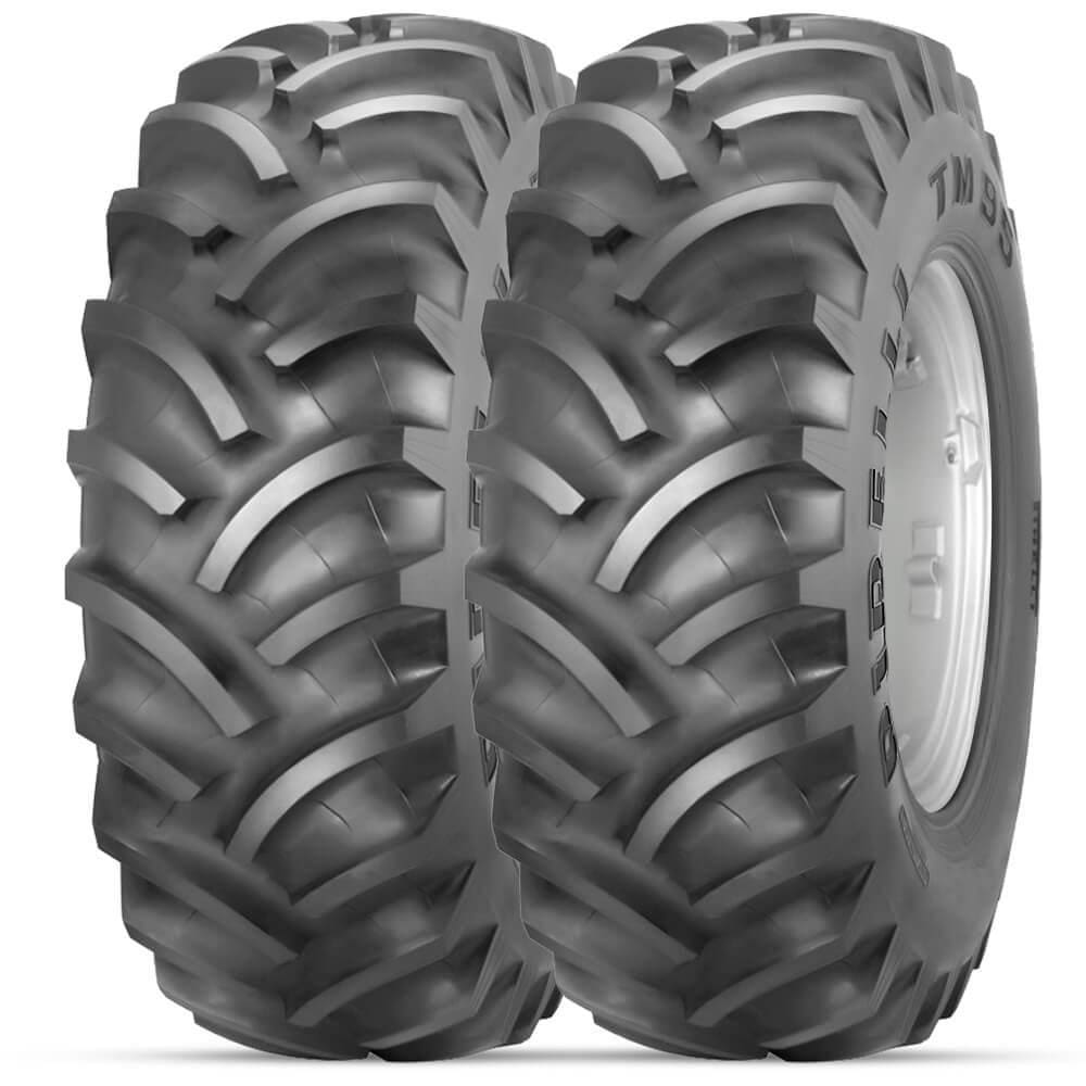Kit 2 Pneu Agrícola Aro 32 24.5-32 12pr Tt Pirelli R1 Tm95