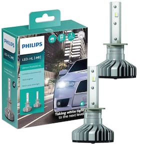 Par Lâmpada Farol H1 Ultinon Pro5000 5800k 13,2v 15w Philips