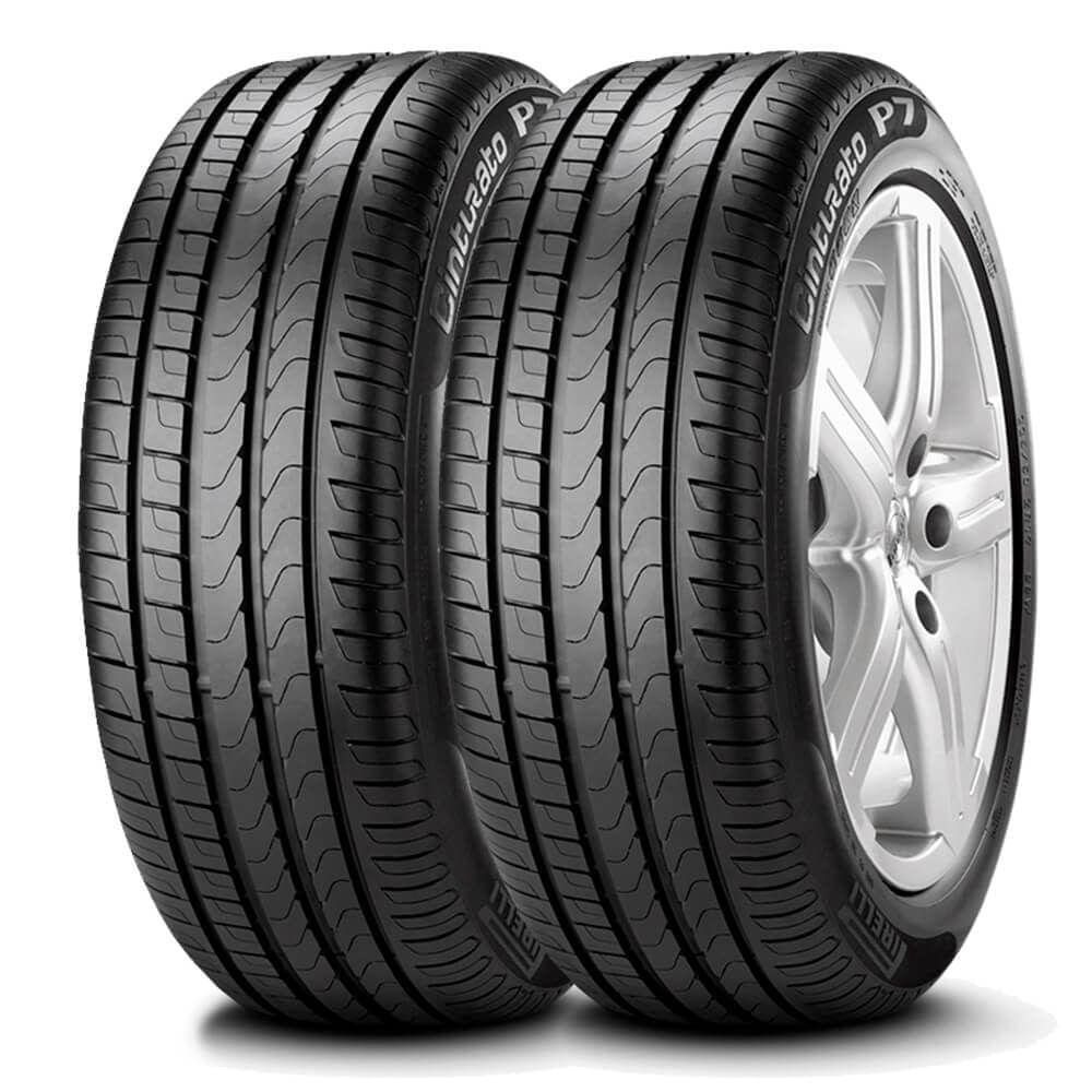 Kit 2 Pneu Pirelli Aro 17 215/50r17 91v Cinturato P7