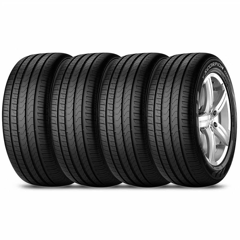 Kit 4 Pneu Pirelli Aro 19 235/55r19 105v Xl Scorpion Verde