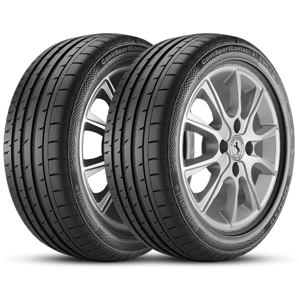 Kit 2 Pneu Continental 205/45r17 84w Contisportcontact 3 Ssr