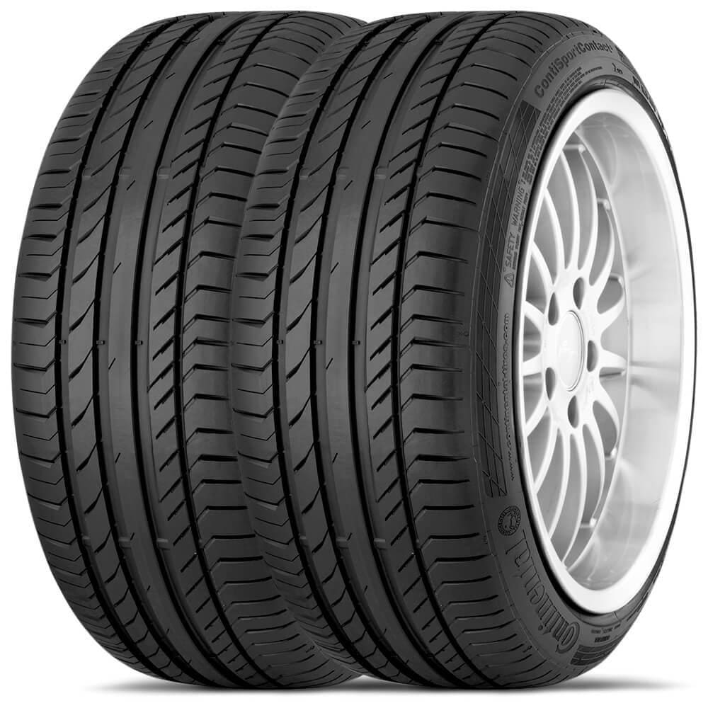 2 Pneu Continental 225/45r18 95y Xl Fr Contisportcontact 5