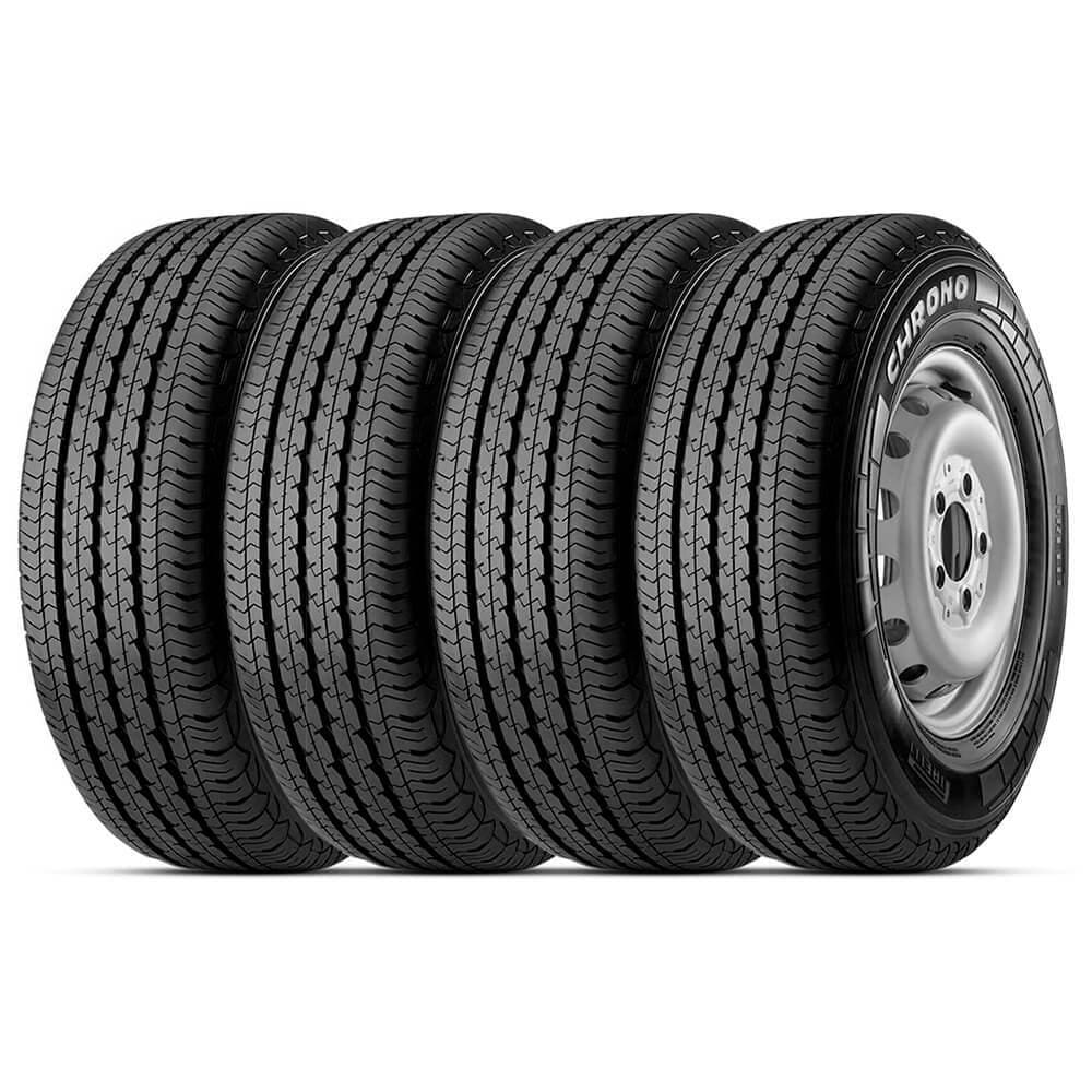 Kit 4 Pneu Pirelli Aro 15 205/70r15 106r Tl Chrono