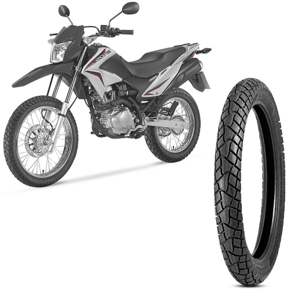 Pneu Moto Nxr 150 90/90-19 52p M/c Dianteiro Dual Sport