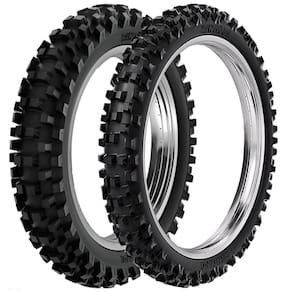 2 Pneu Moto Rinaldi 100/90-19 57m 80/100-21 51m Rw33