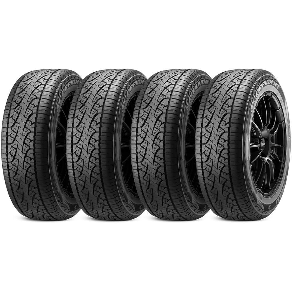 Kit 4 Pneu Pirelli Aro 18 265/60r18 110h Tl Scorpion Ht