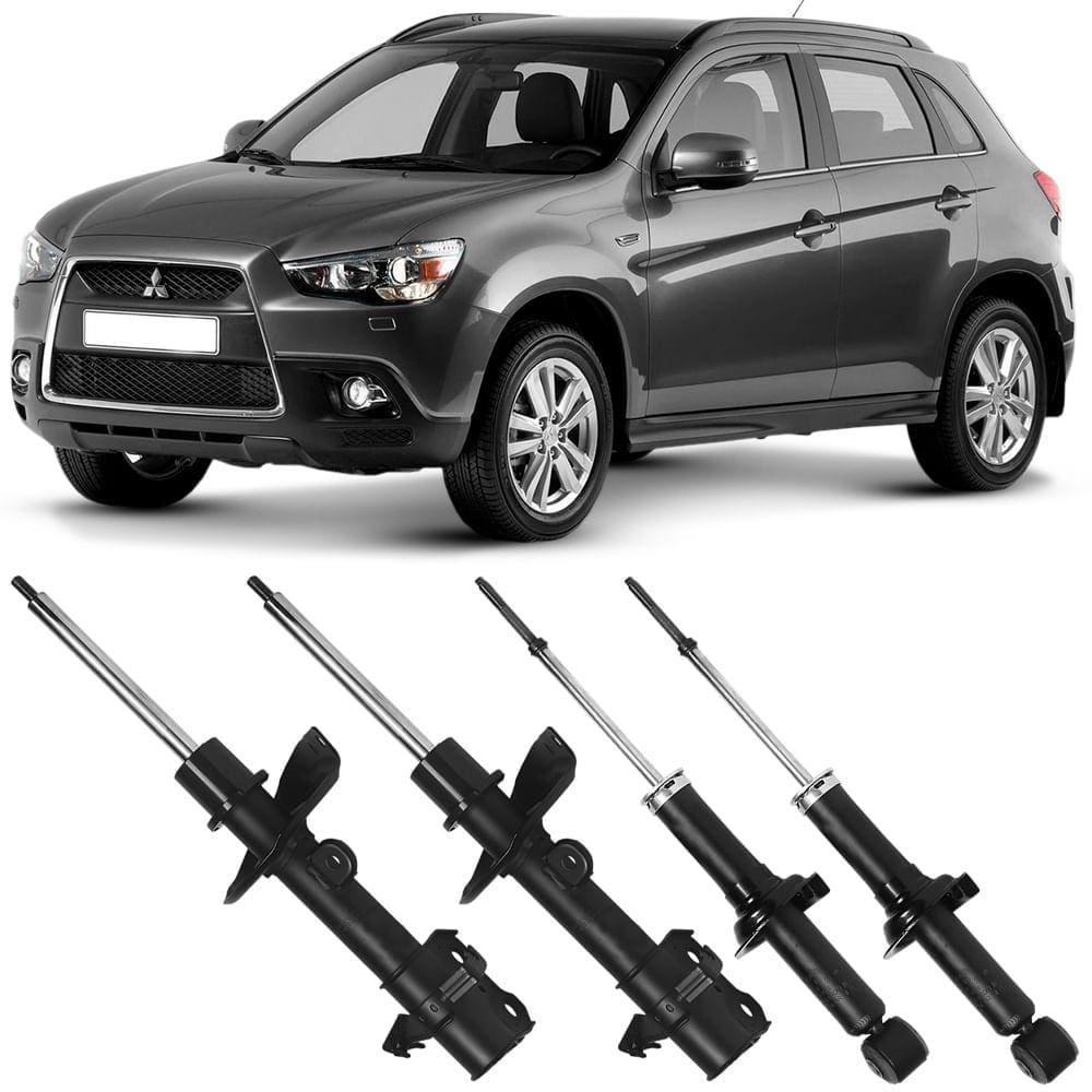 4 Amortecedor Mitsubishi Asx 11 A 18 Dianteiro Traseiro Kyb