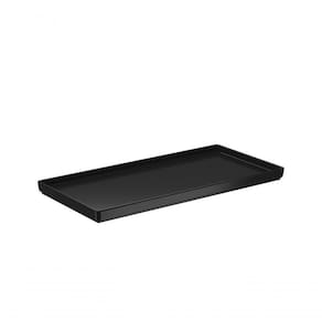 Bandeja Para Banheiro Splash Coza 27x13x1,5 Preto Coza