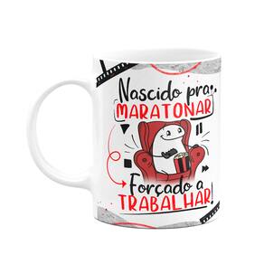 Caneca Flork Geek - Nascido pra maratonar!