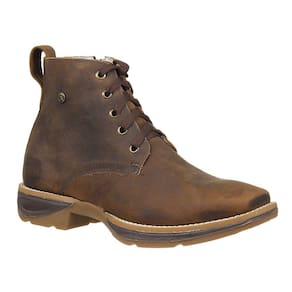 Coturno Masculino em Couro Marrom Urbana Boots 32959