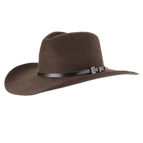 Chapéu Cavalgada de Feltro Marrom Texas Diamond 29874
