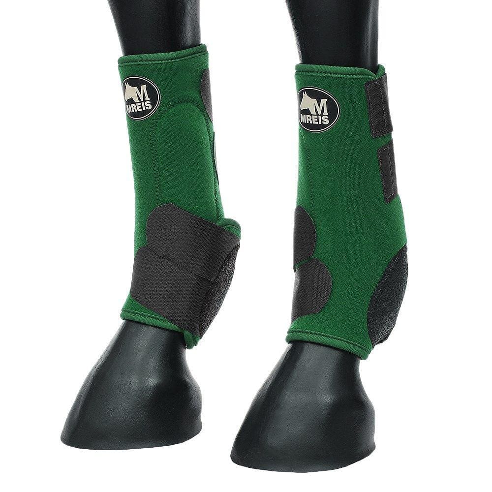 Splint Boot para Cavalo em Neoprene Verde M Reis 31653
