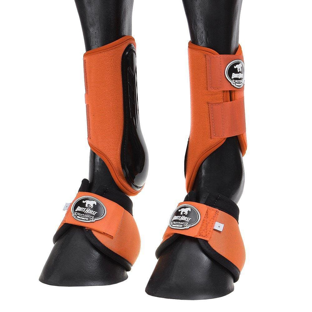 Kit Boots Horse Caneleira e Cloche Laranja 25849