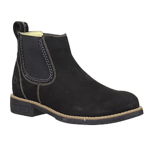 Botina Feminina Bico Redondo Preta Zebu 33573