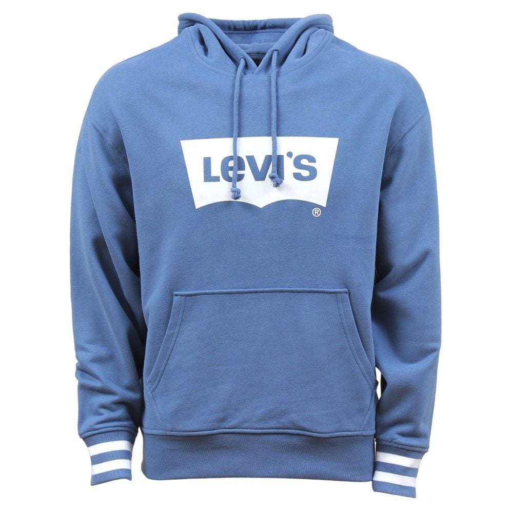 Moletom Masculino Com Capuz Azul Levi`s 33697