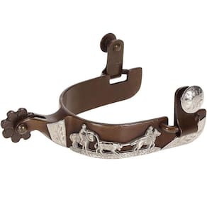 Espora Metalab 258489 Antique Team Roping Spurs Level 2
