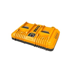 Carregador Duplo Inteligente Ingco para 02 Baterias 20v Bivolt FCLI2034-9