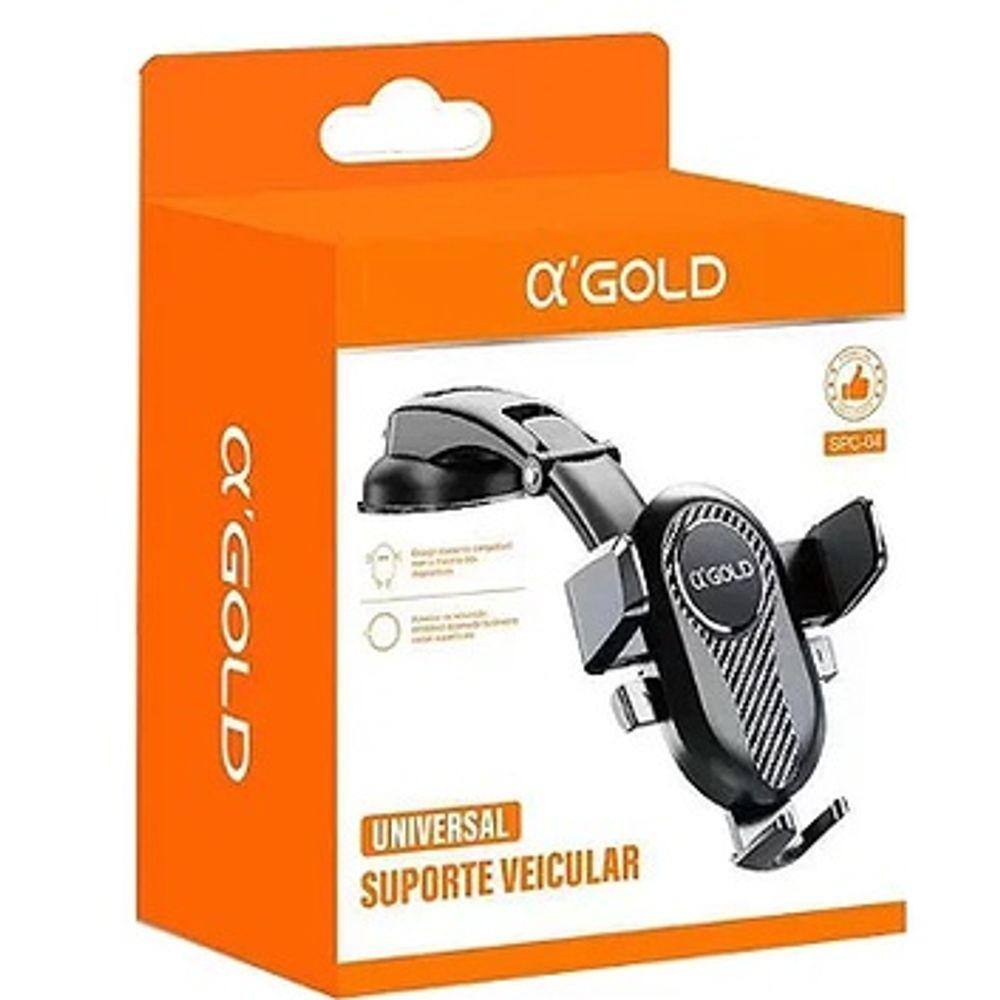 Suporte Curvo Veicular Articulado 360 Graus Universal