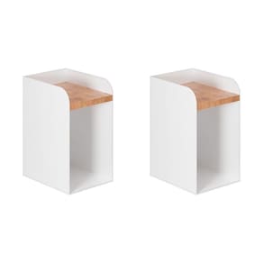 Kit 2 Apoios De Cabeceira Em Aço Linha Home Padrão Morphi Design 20 Branco - Cor: Branco