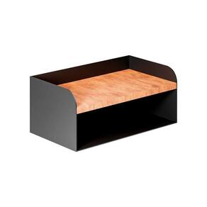 Apoio De Cabeceira Em Aço Linha Home Padrão Morphi Design 45 Preto - Cor: Preto