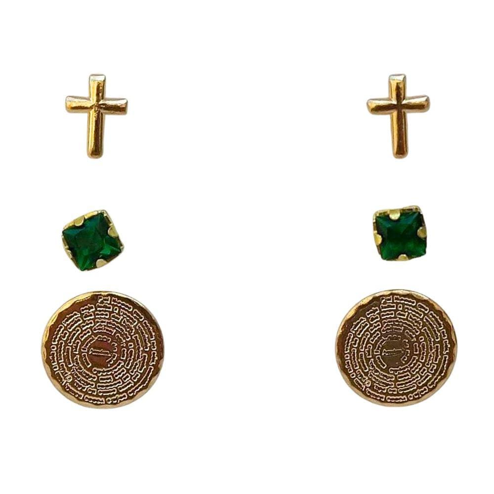 Trio de brinco pai nosso