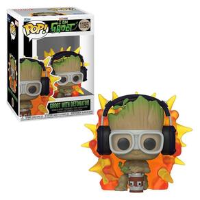 Funko Pop Marvel I Am Groot Groot com Detonador 1195