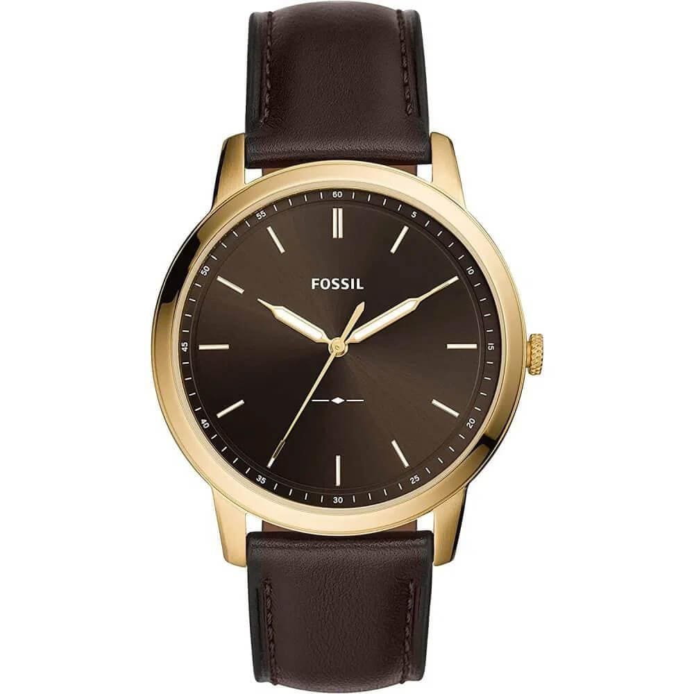 Relógio Fossil Masculino Minimalist Dourado - FS5756/0MN