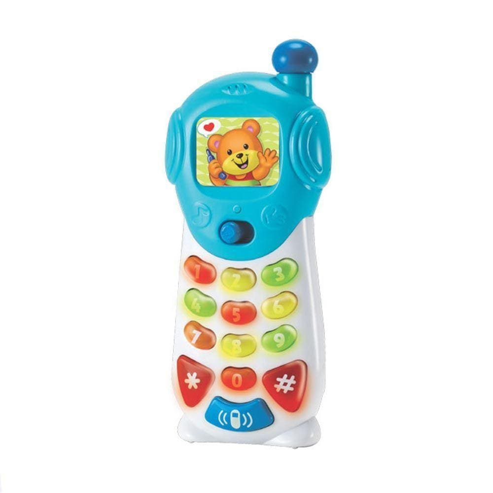 Telefone Infantil Com Sons E Luzes - Celular Luminoso Falante - Winfun