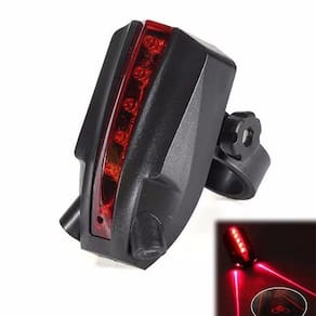 Sinalização Traseira Laser Duplo Pisca Alerta Recarrevl Usb
