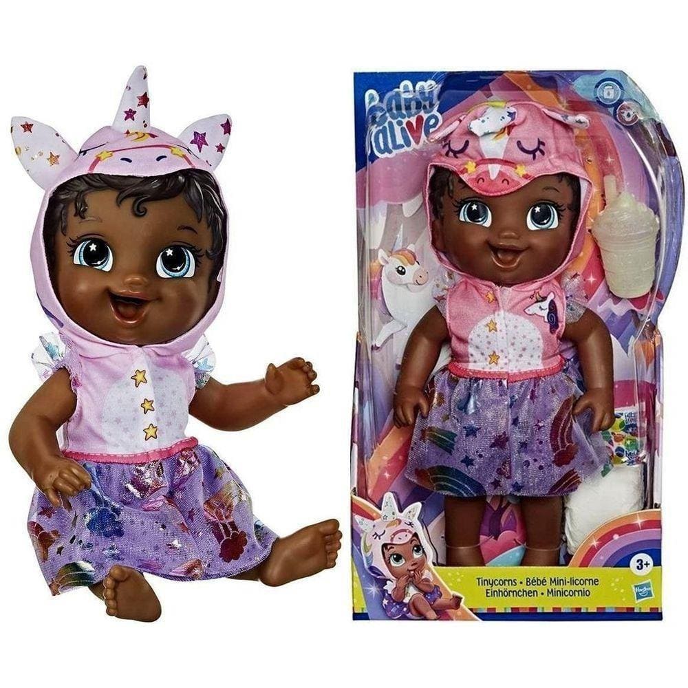 Roupa De Boneca Baby A Live Unicórnio Lilas