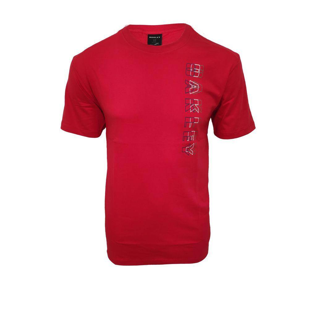 Camiseta vermelha oakley