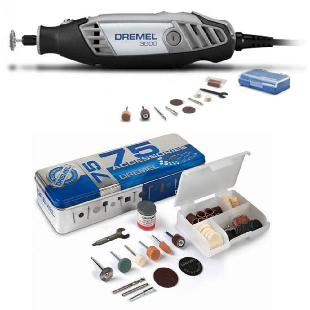 Retífica Dremel 3000 com Kit Multiuso 85 Acessórios DREMEL