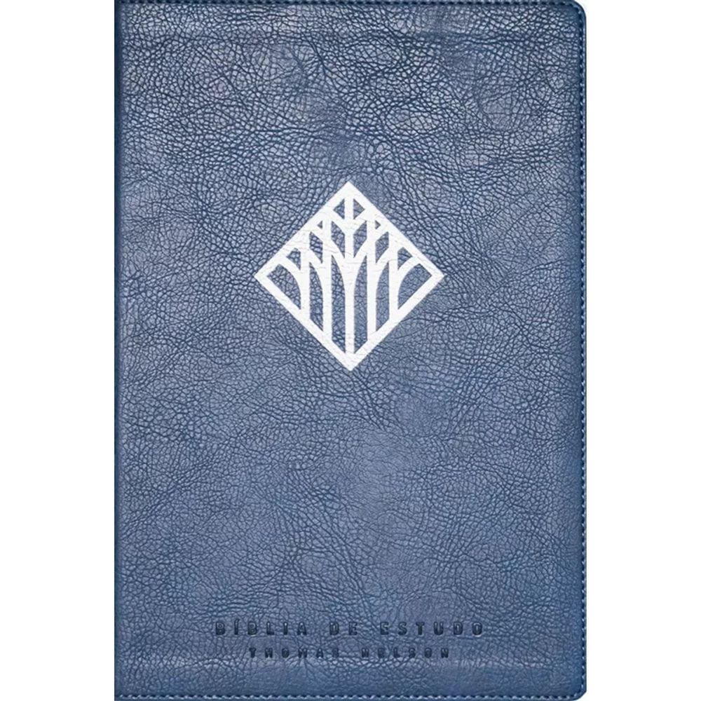 Bíblia De Estudo Thomas Nelson | NVI | Letra Normal |Capa Luxo Azul