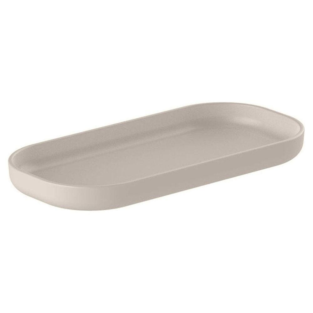 Bandeja de Bancada para Banheiro Dual Bege OU