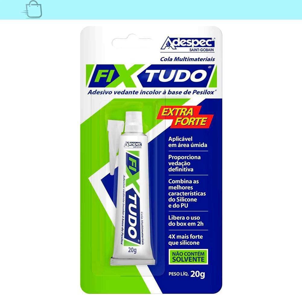 Cola De Alta Resistencia Cola Adespec Fix Tudo 20grs