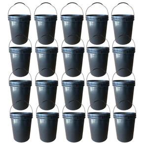 Embalagem Plastica Com Tampa Removível Alça Plástica Com Tampa - 20 Pçs