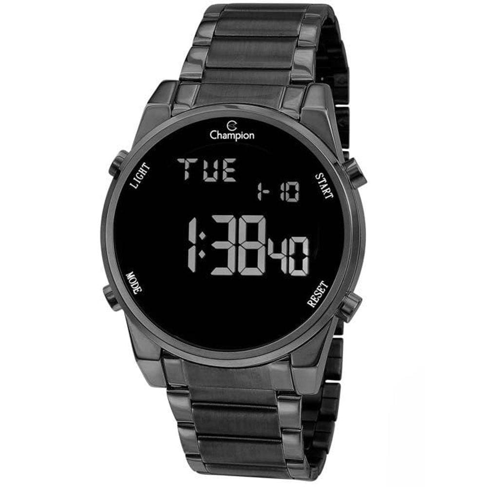 Relógio CHAMPION feminino digital preto CH40071D