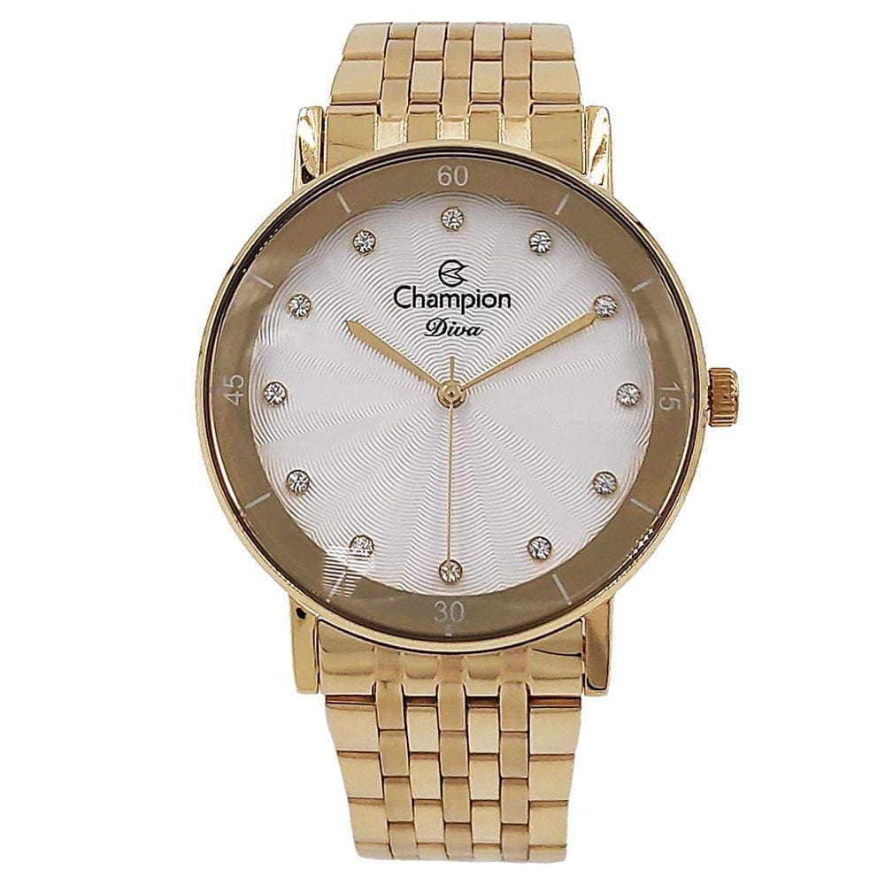 Relógio CHAMPION Diva feminino dourado CN29703H