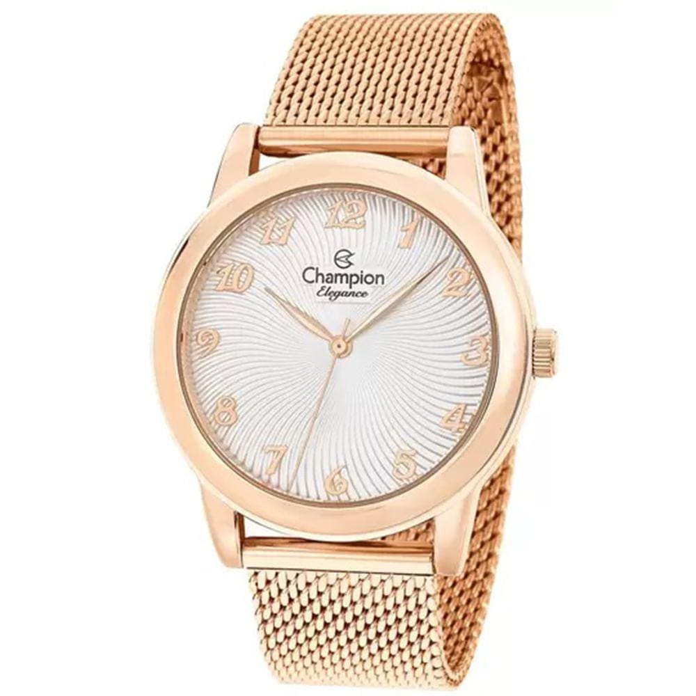 Relógio CHAMPION rosê esteira feminino CN28455X
