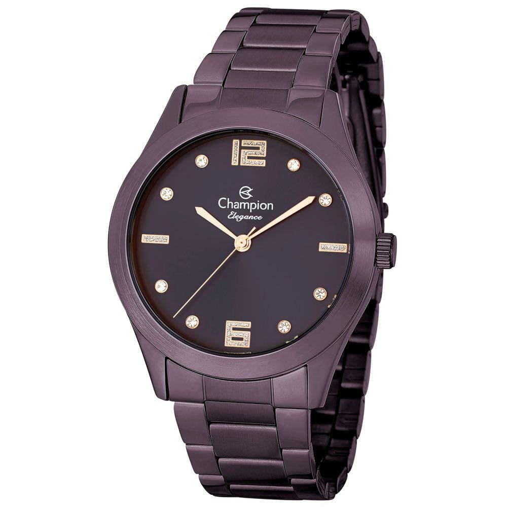 Relógio CHAMPION feminino roxo analógico CN25145X