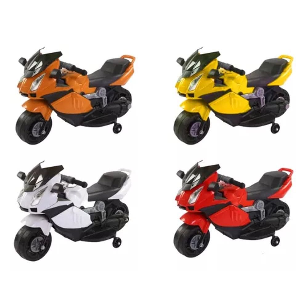 Triciclo Mini Moto Elétrica Infantil Cor Vermelha Som e Farol com Luz -  Importway