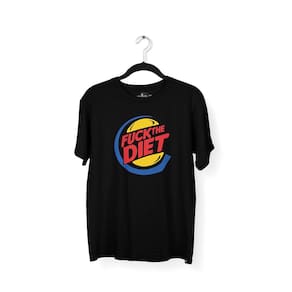 Camiseta Masculina Fuck The Diet Preta