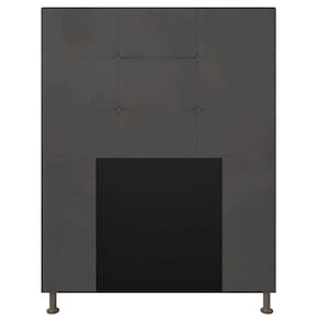 Cabeceira Solteiro 0,90m Zurique Suede Grafite - Pallazio