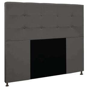 Cabeceira Casal 1,40m Zurique Suede Grafite - Pallazio