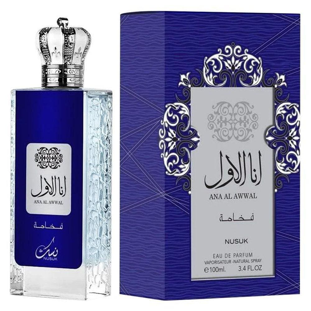 Ana Al Awwal Blue Nusuk Eau Parfum 100Ml Perfume Masculino