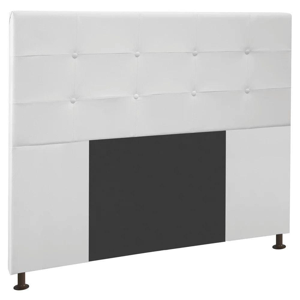 Cabeceira King 1,95m Zurique Corano Branco - Pallazio