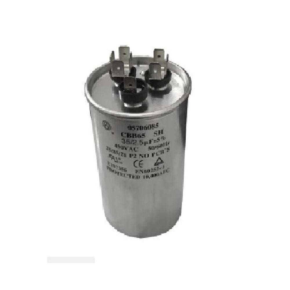 Capacitor 35+2,5Uf 440 Vac 05706085 Eos