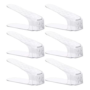 Kit 6 Organizadores para Sapatos/Tênis Elegance Paramount 26 × 10 × 12,5 cm - Cristal