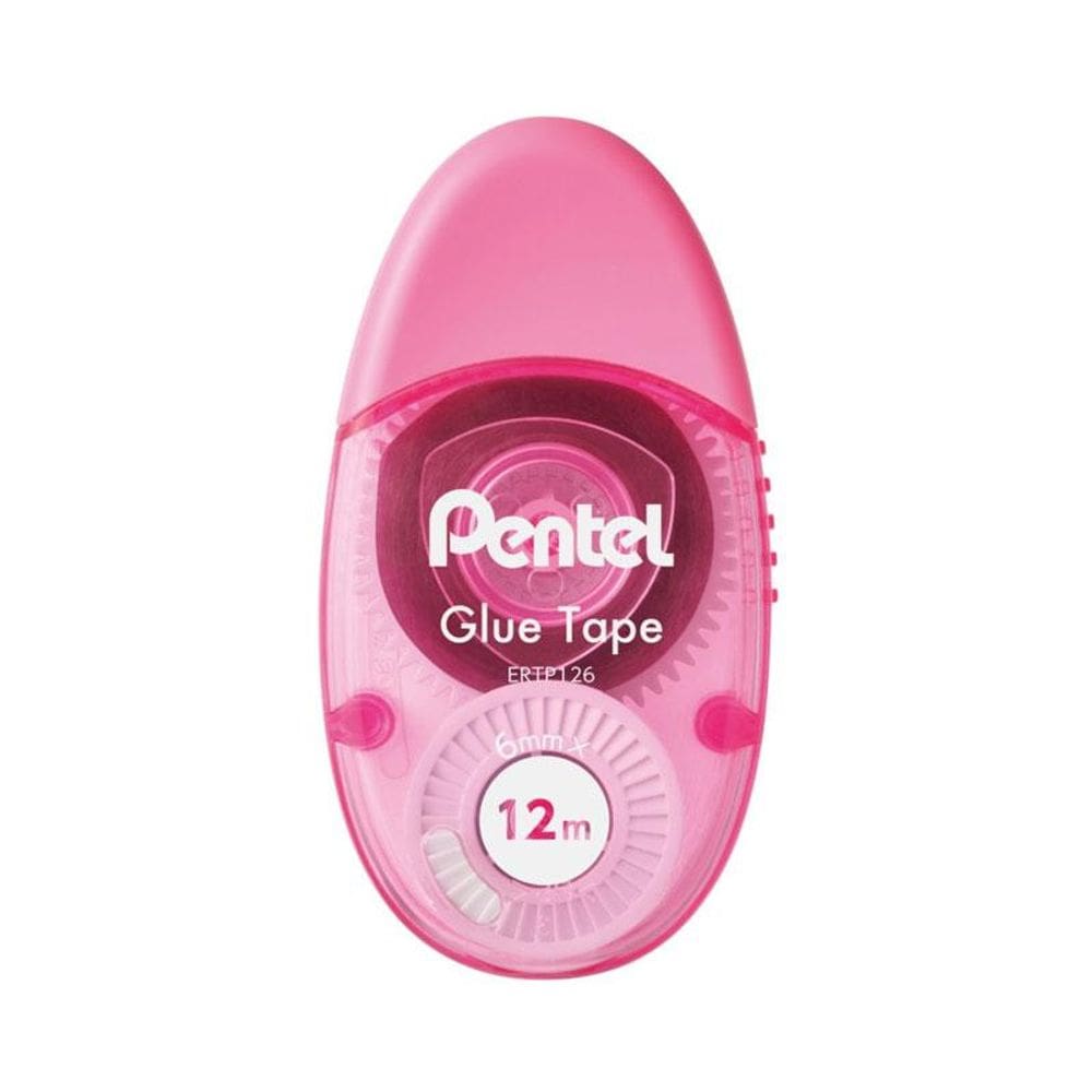 Cola em fita 6mmx12m Rosa - Pentel