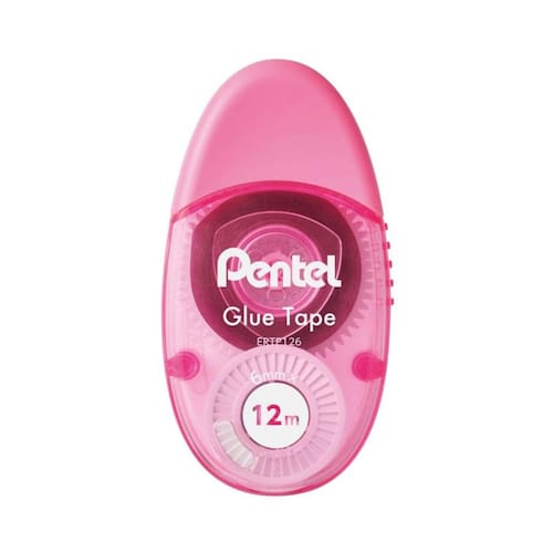 imagem-Cola em fita 6mmx12m Rosa - Pentel